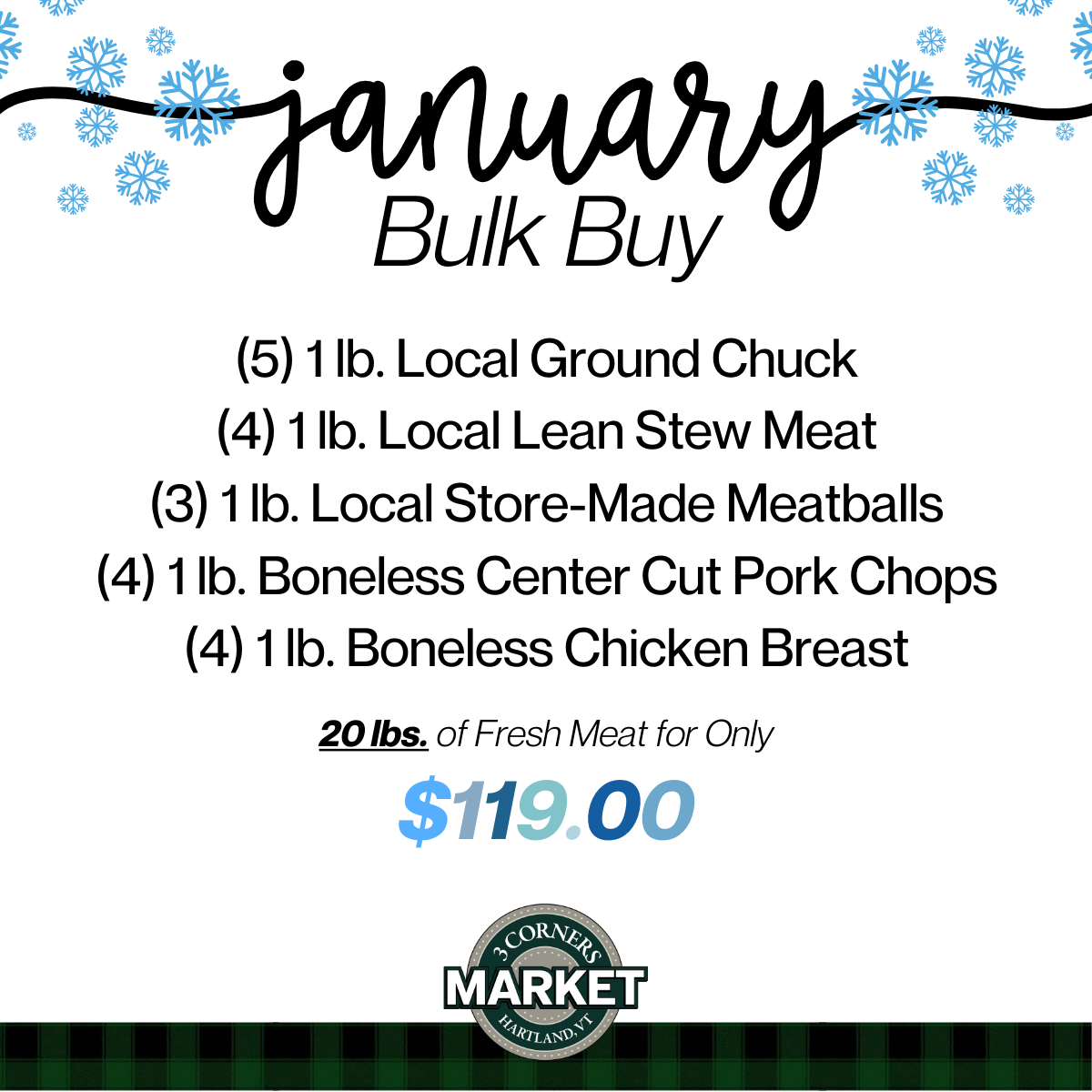 January Bulk Meat Box Deal