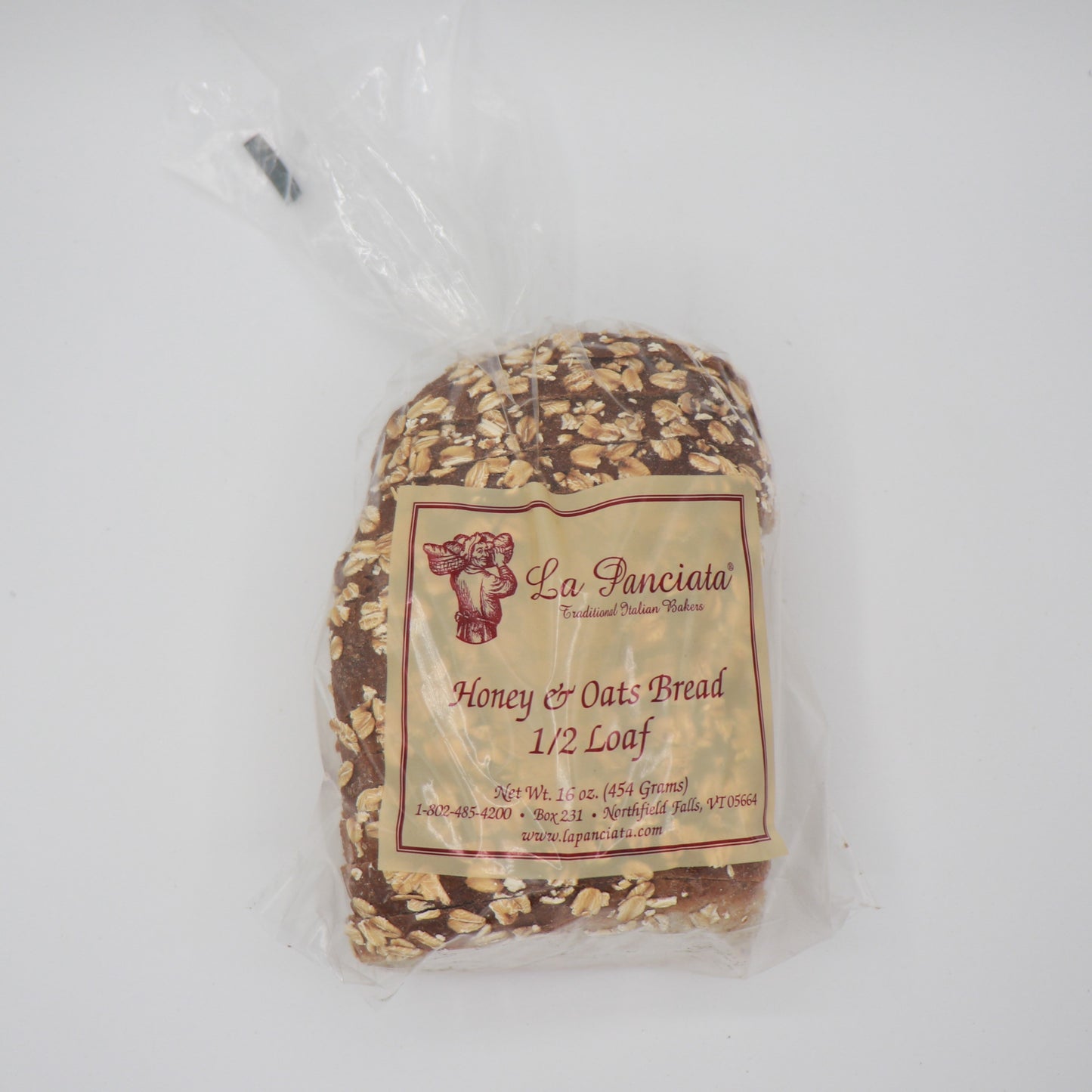 La Panciata Honey & Oat Bread 1/2 Loaf