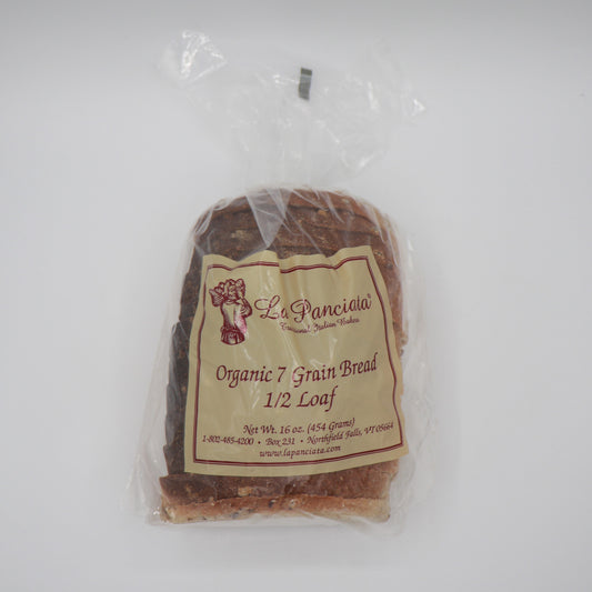 La Panciata Organic 7 Grain Bread 1/2 Loaf