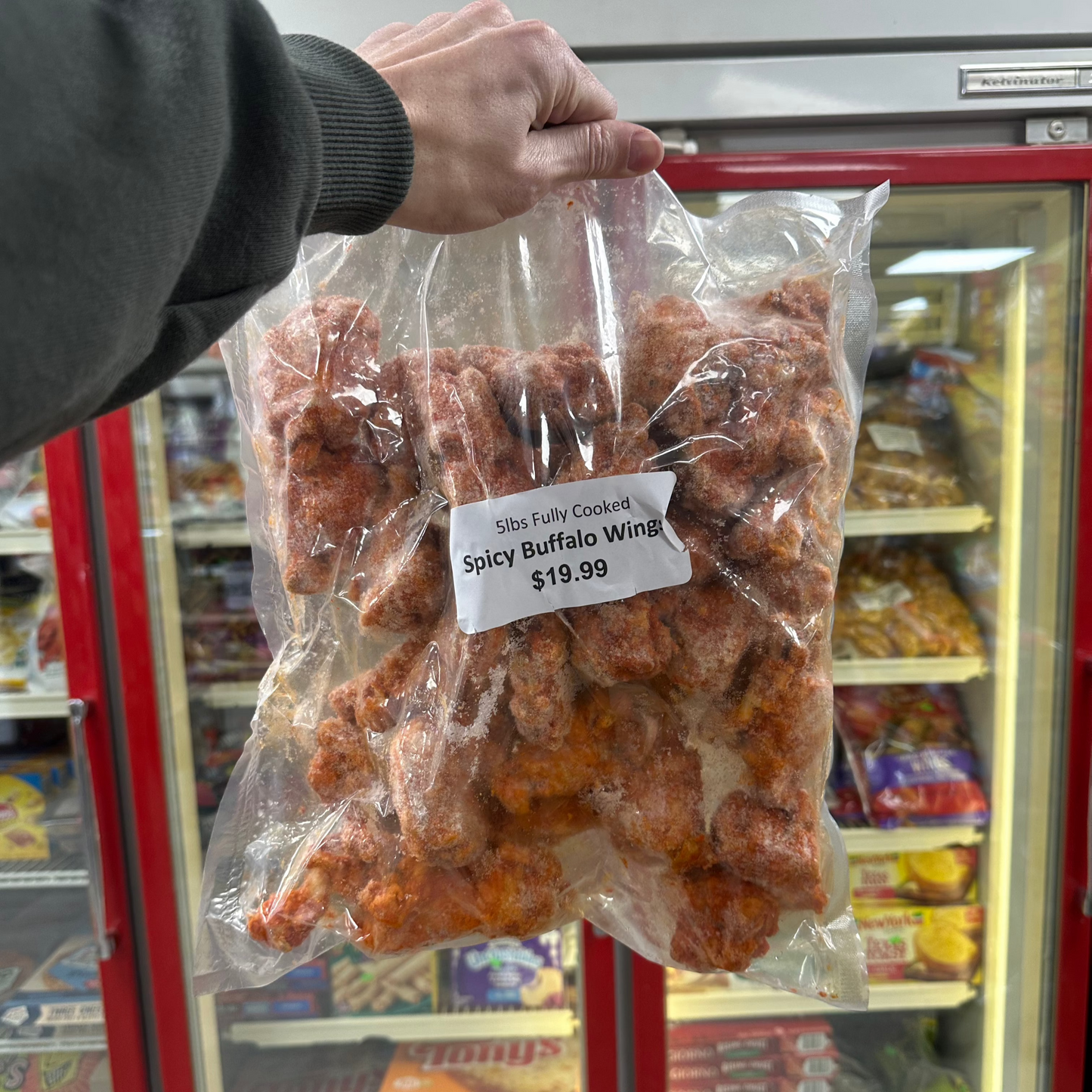 5 lbs. Fully-Cooked Buffalo Wings