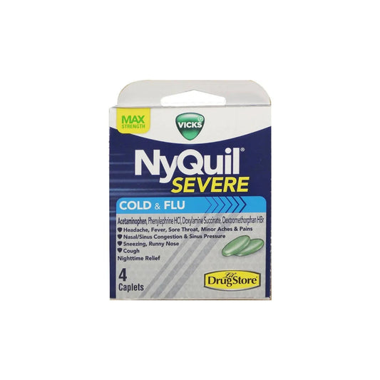 NyQuil Severe+ VapoCool Cold & Flu 4 Pack