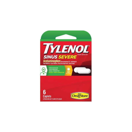 Tylenol Sinus Severe 6 Tablets