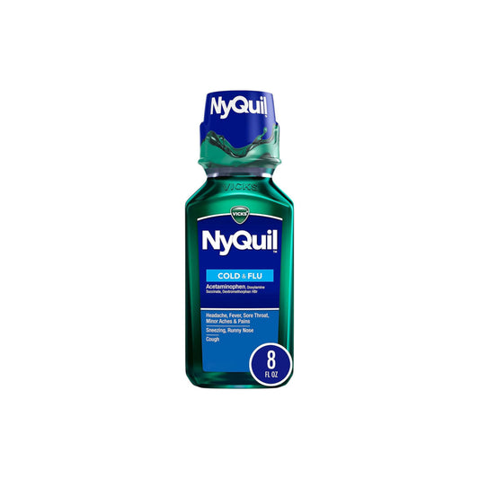 NyQuil Cold + Flu Original Flavor 8 OZ