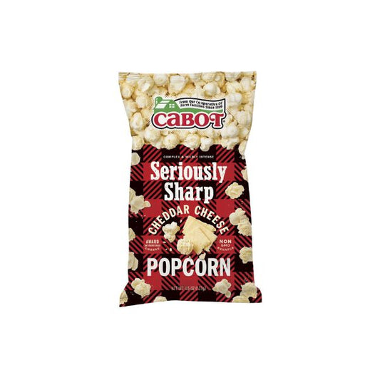 Cabot Seriously Sharp Cheddar Popcorn 4.5 OZ