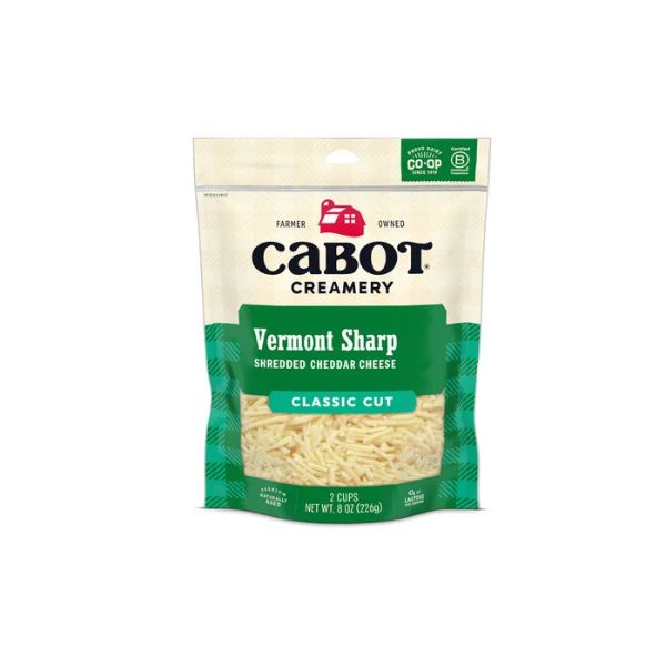 Cabot Shredded Vermont Sharp Cheese 8 OZ