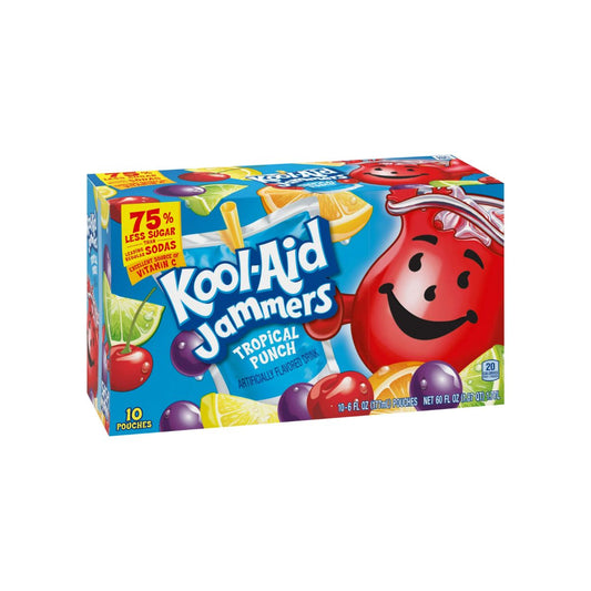 Kool-Aid Jammers Tropical Punch 10 Pouches
