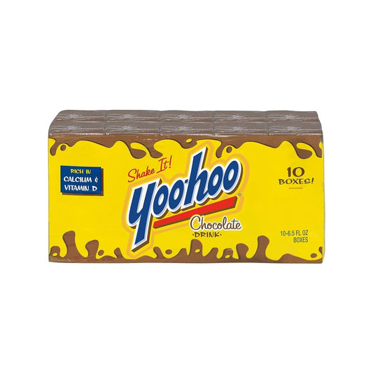 Yoo-Hoo Chocolate Drink 10 Boxes of 6.5 OZ