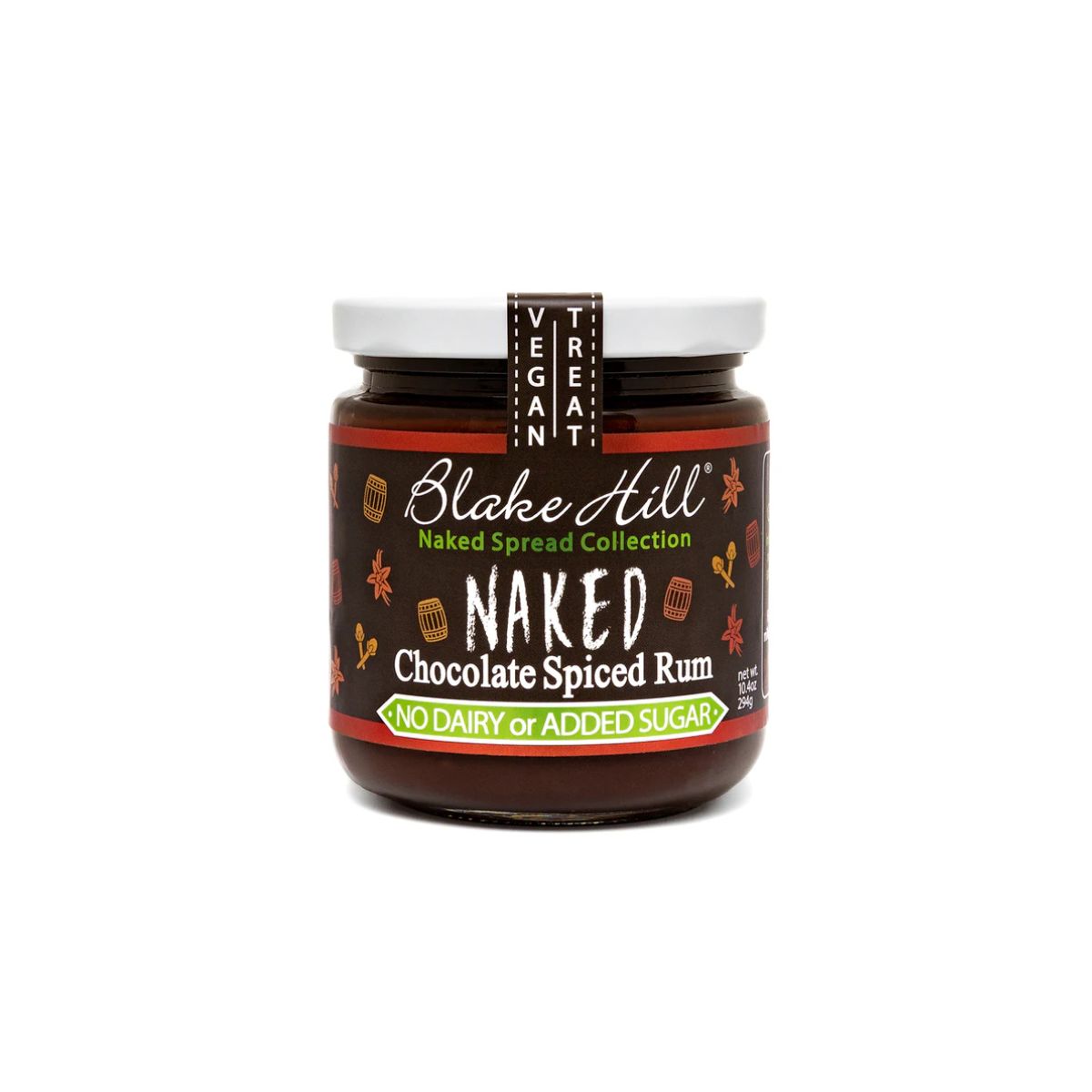 Blake Hill Naked (No Sugar Added) Chocolate Spiced Rum Spread