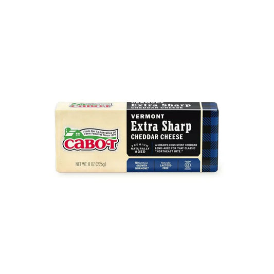 Cabot Extra Sharp Cheddar Cheese 8 OZ Block