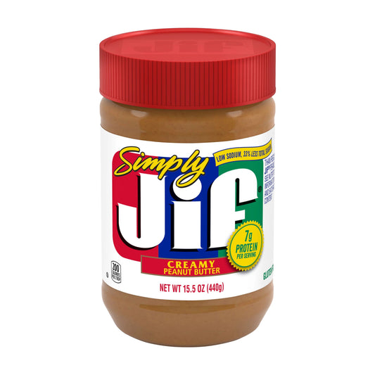 Simply Jif Creamy Peanut Butter 15.5oz.