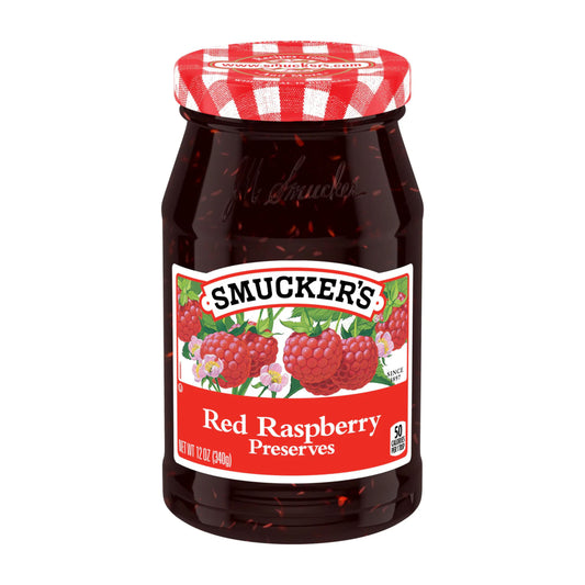 Smucker's Red Raspberry Preserves 12oz.