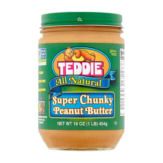 Teddie All Natural Super Chunky Peanut Butter 16oz.
