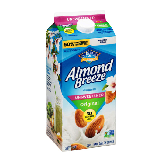 Unsweetened Almond Breeze 1/2 Gallon