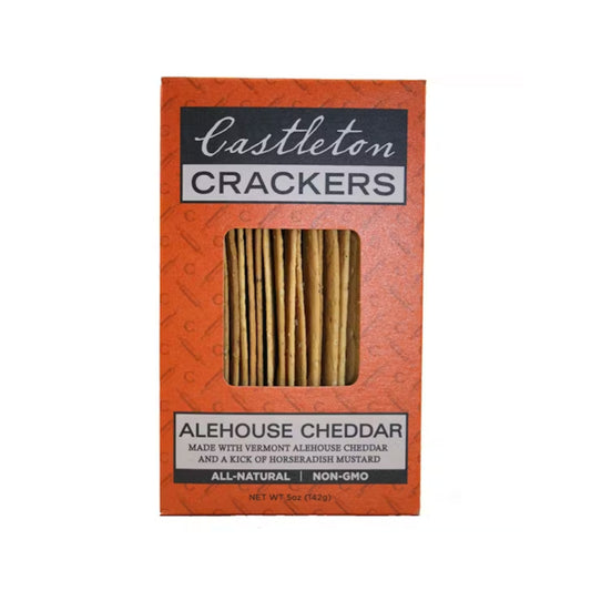 Castleton Crackers Alehouse Cheddar 5oz.