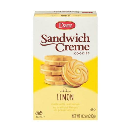 Dare Sandwich Crème Cookies Lemon 10.2oz.