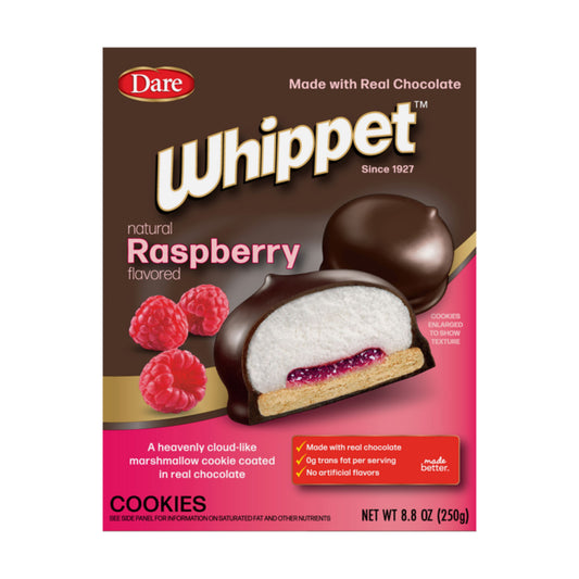 Dare Whippet Natural Raspberry 8.8oz.