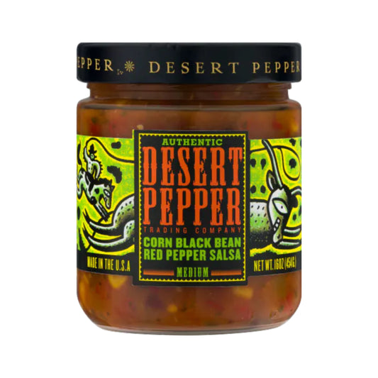 Desert Pepper Corn Black Bean Red Pepper Salsa Medium