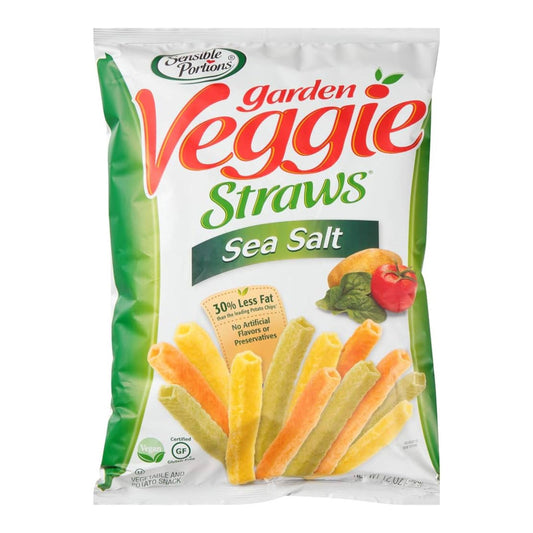 Garden Veggie Straws Sea Salt 7oz. Bag