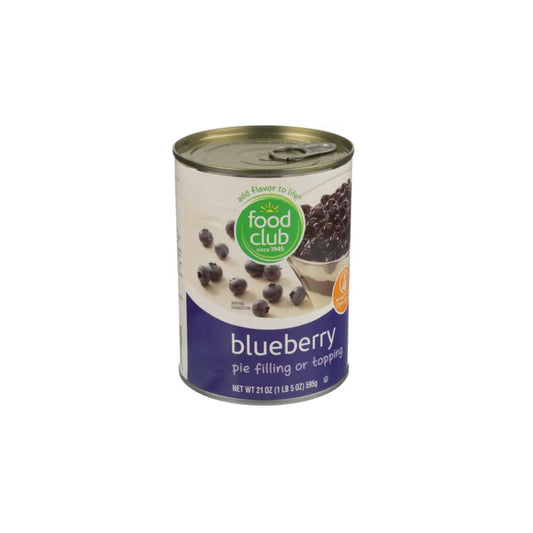 Food Club Blueberry Pie Filling or Topping 20 OZ