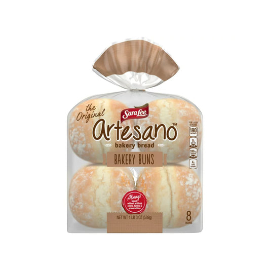 Artesano Bakery Buns 8 Pack