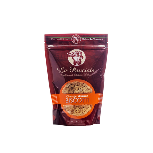 La Panciata Orange Walnut Biscotti 8 OZ