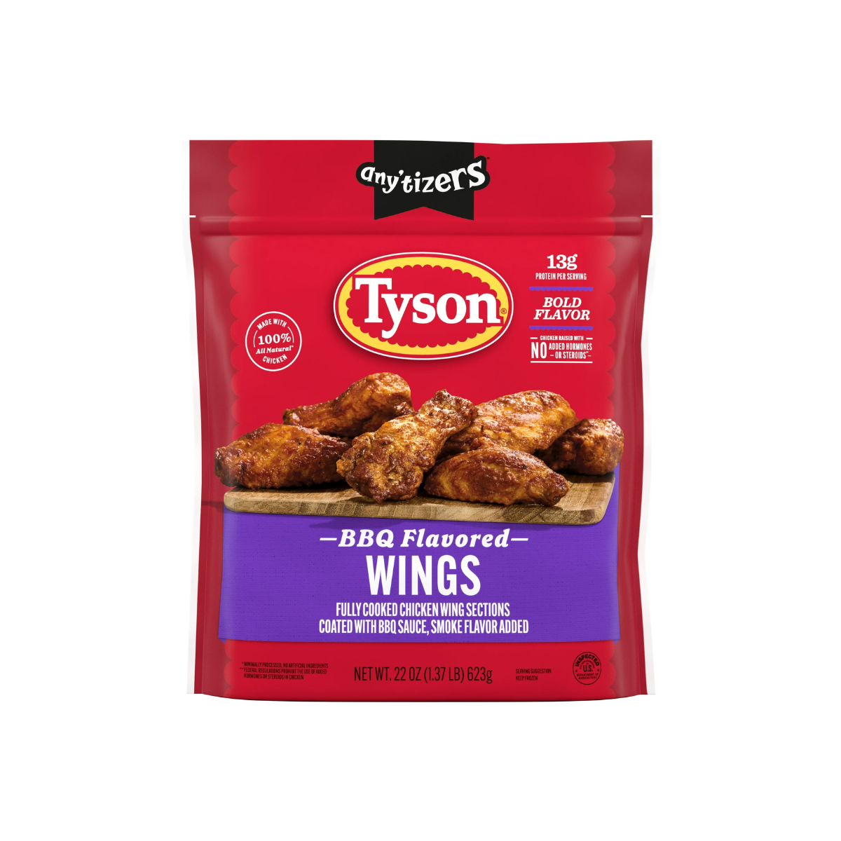 Tyson BBQ Chicken Wings 22 OZ