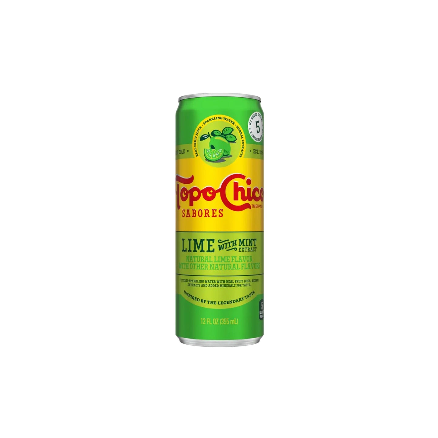 Top Chico Lime Mint Seltzer 12 OZ